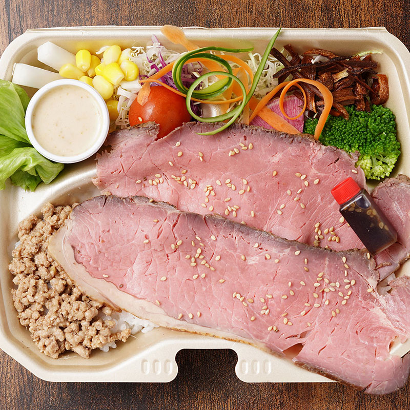 ロケ弁にうれしい、彩りと食べ応えのBOX弁当